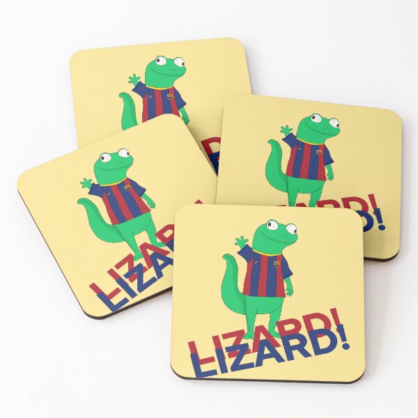 Item preview, Viral lizard meme fcbarcelona  designed and sold by artistbarcagirl.