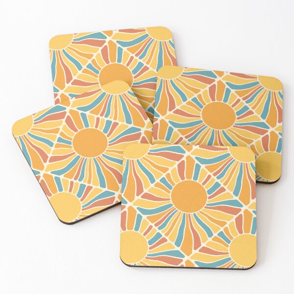 Item preview, 70th Retro sun, sunshine pattern designed and sold by iclipart.
