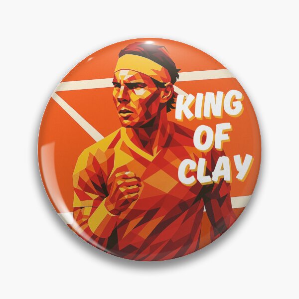 Item preview, Rafael Nadal – King of Clay Geometric Tennis Art designed and sold by Ink on Thread.