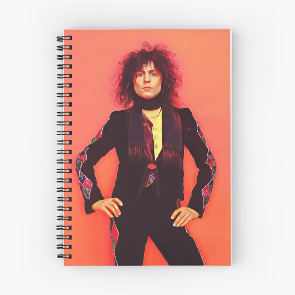 Item preview, Marc Bolan, orange portrait designed and sold by Pinkgnomie.