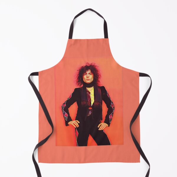 Item preview, Marc Bolan, orange portrait designed and sold by Pinkgnomie.