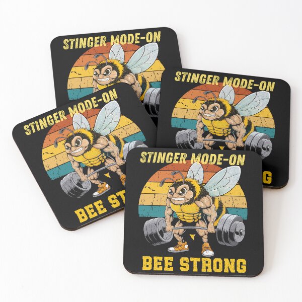Item preview, Stinger mode on–bee strong buff bee design designed and sold by Szpaku desart .