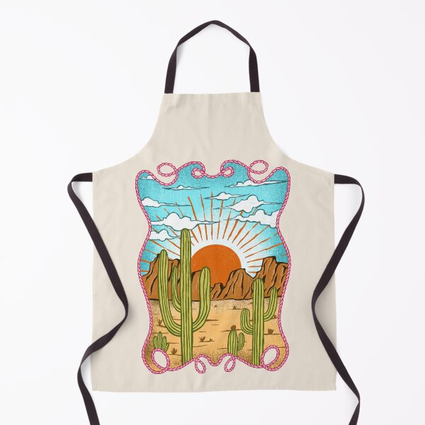 Item preview, Desert sunset retro vintage art designed and sold by pinkyfish1010.