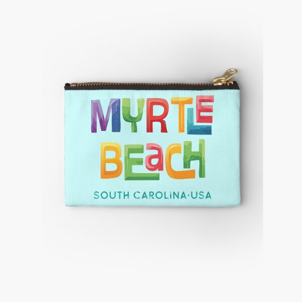 Item preview, Myrtle Beach South Carolina Retro Tropical Typographic Design designed and sold by Futurebeachbum.
