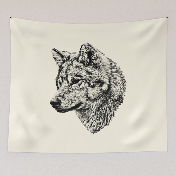 Item preview, Wolf portrait designed and sold by Guardi71.