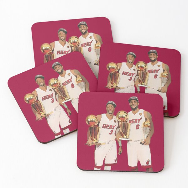 Item preview, LeBron James and Dwyane Wade Miami Heat Champions designed and sold by JBLACKSHEAR11.