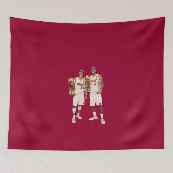 Item preview, LeBron James and Dwyane Wade Miami Heat Champions designed and sold by JBLACKSHEAR11.