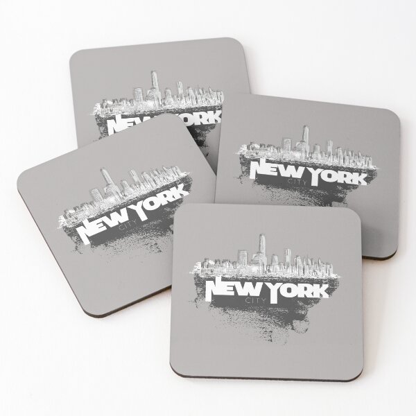 Item preview, Urban New York Skyline Dynamic Brushstroke designed and sold by Voodoo Store Paranormal Collections.