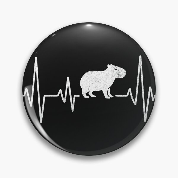 Item preview, Capybara Heartbeat designed and sold by AwesomeBeyondLimits.