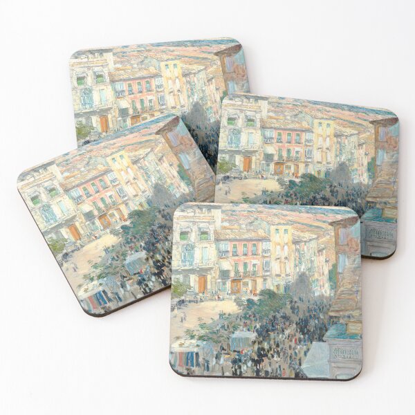 Item preview, Frederick Childe Hassam View of a Southern French City 1910 designed and sold by Under-TheTable.