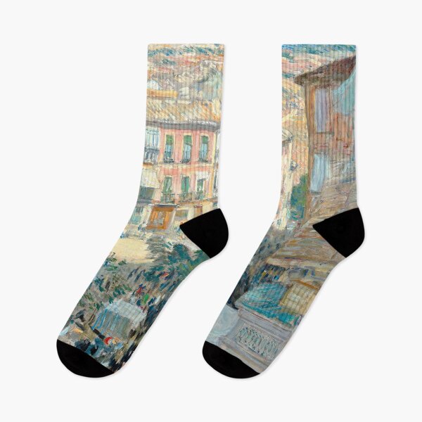 Item preview, Frederick Childe Hassam View of a Southern French City 1910 designed and sold by Under-TheTable.