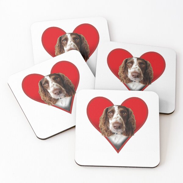 Item preview, Springer Spaniel Dog Love Heart  designed and sold by GeeThang.