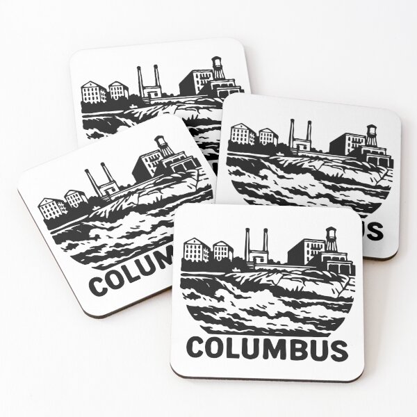 Item preview, Columbus Georgia Skyline on Rapids  designed and sold by JakeRhodes.