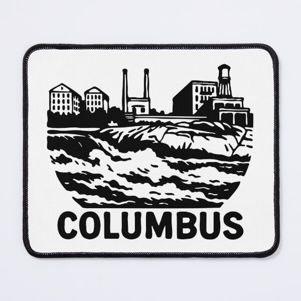 Item preview, Columbus Georgia Skyline on Rapids designed and sold by JakeRhodes.