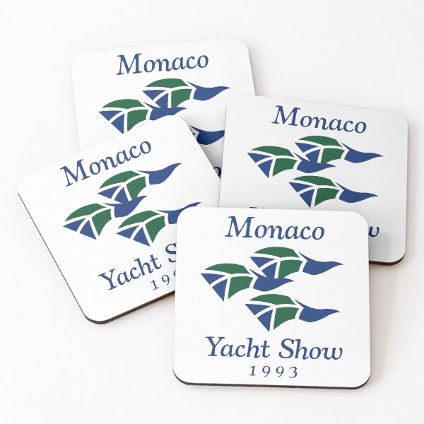 Item preview, Monaco Yacht Show 1993 – Vintage Luxury Sailing Event Design designed and sold by YogaAriesta.