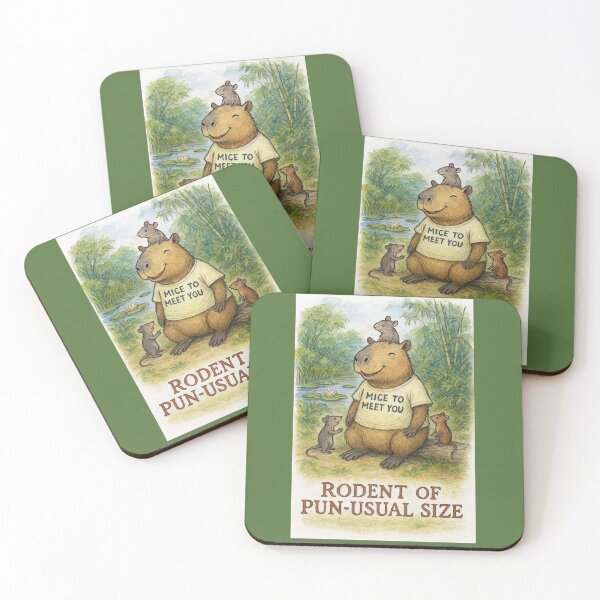 Item preview, Capybara: Rodent of Pun-Usual Size designed and sold by Tridentulus.