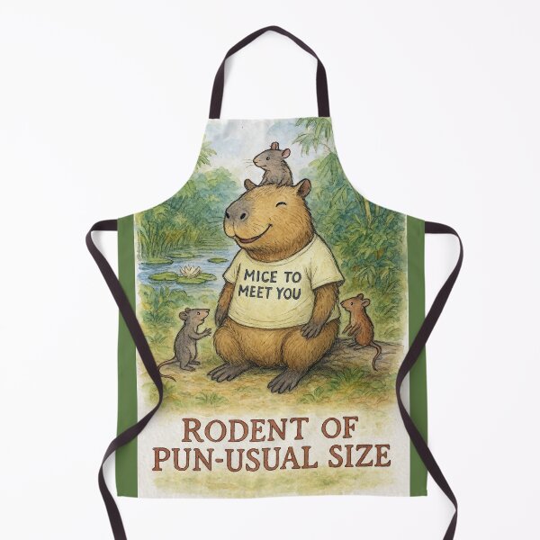 Item preview, Capybara: Rodent of Pun-Usual Size designed and sold by Tridentulus.