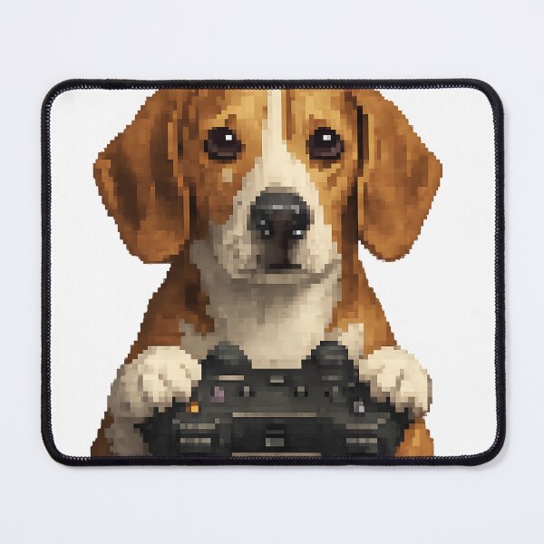 Item preview, Pixel Art Gaming Beagle Puppy designed and sold by dionisoldschool .