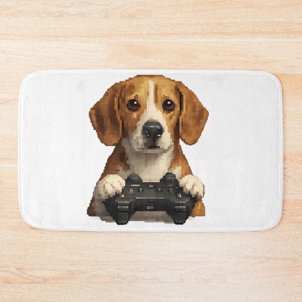 Item preview, Pixel Art Gaming Beagle Puppy designed and sold by dionisoldschool .