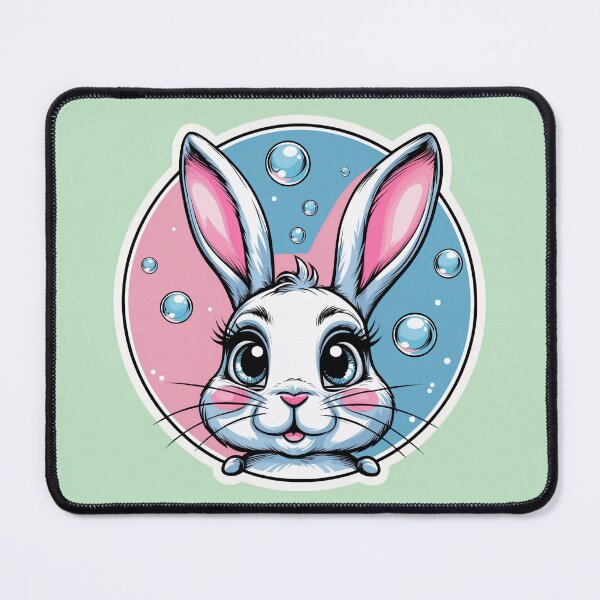 Item preview, Bunny Face Blowing Bubbles designed and sold by 0606PM.