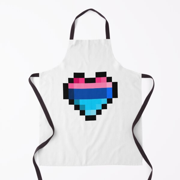 Item preview, Omnisexual Pixel Heart Pride Flag designed and sold by HarveyHandcraftsandDesigns.