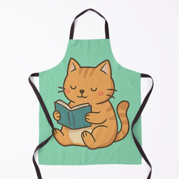 Item preview, Adorable Cat Reading a Book designed and sold by AwesomeBeyondLimits.