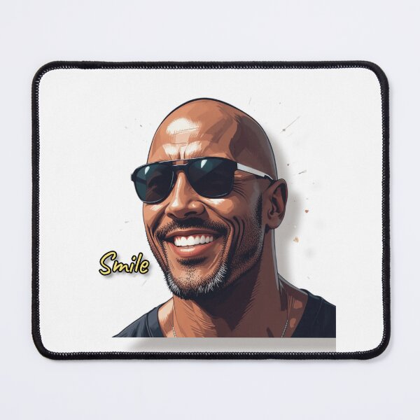 Item preview, Dwayne Johnson is smile  designed and sold by DigitalArtTK.