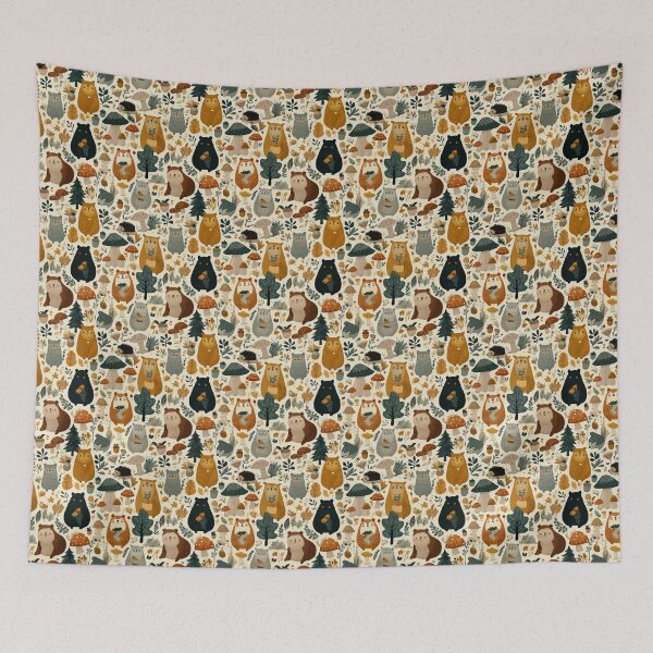 Item preview, Chubby Forest Animals  designed and sold by Kawaii Patterns | Chubby Animals & Cute Ghosts.
