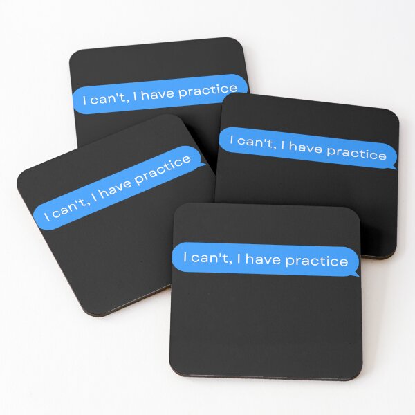 Item preview, I can't, I have practice - funny saying sports lovers designed and sold by SkeletonsDanger.