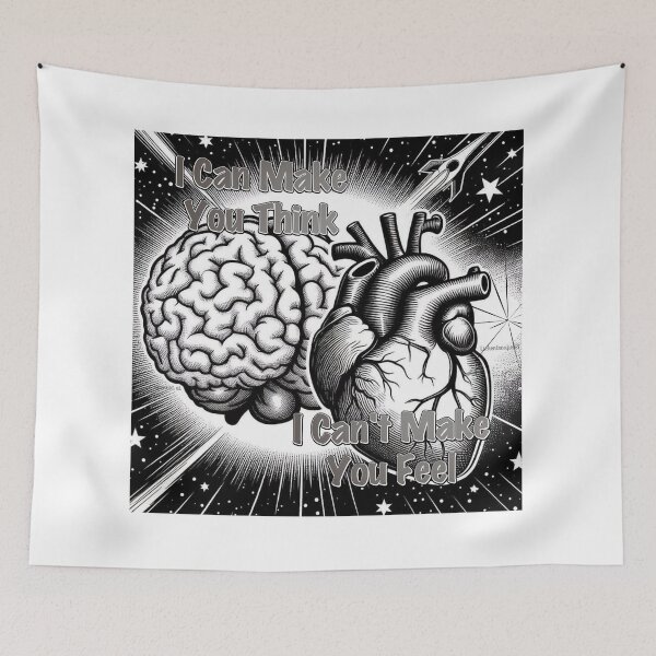 Item preview, Think and Feel Print designed and sold by Lichentroupe63.