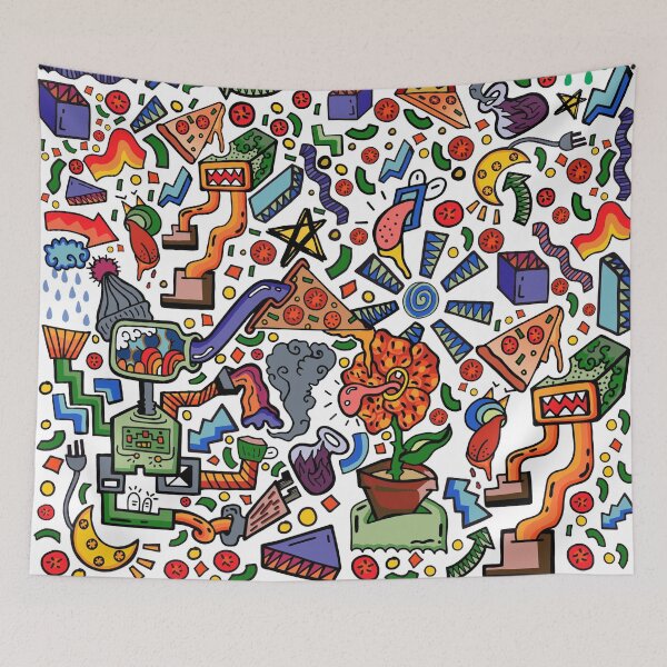 Item preview, PIZZA MONSTER designed and sold by dedesuperman.