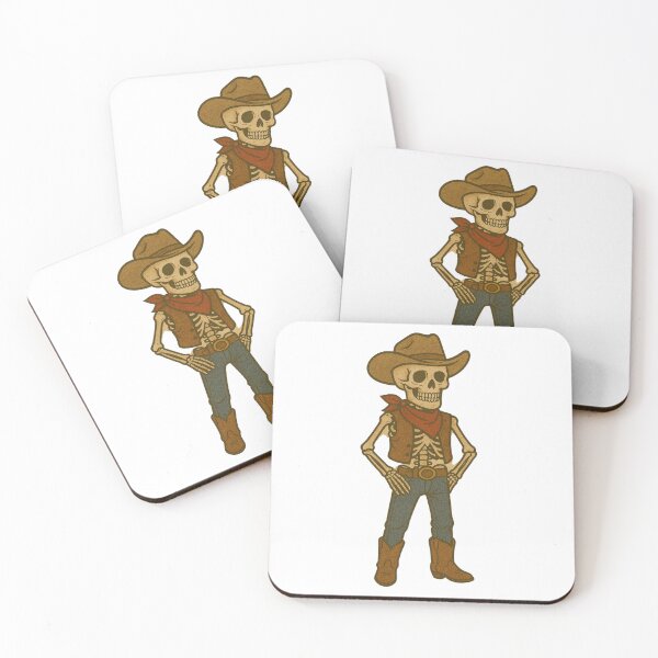 Item preview, Cowboy Skeleton Illustration with Hat designed and sold by Rue Design Company.