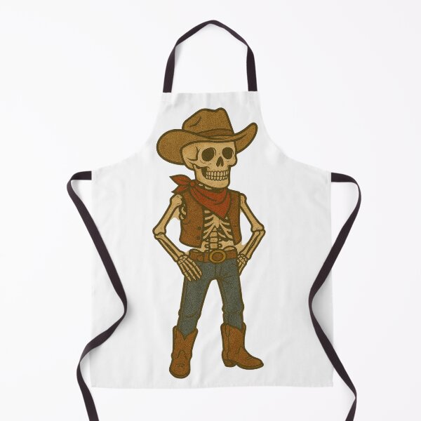 Item preview, Cowboy Skeleton Illustration with Hat designed and sold by Rue Market.