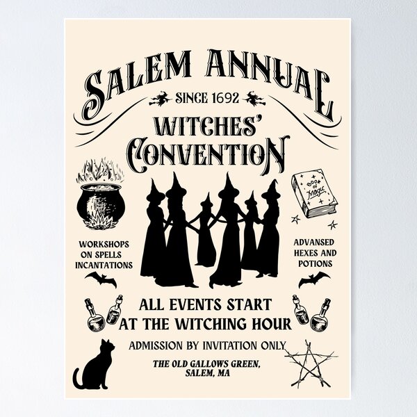 Item preview, Salem Annual Witches Convention designed and sold by smeraldosecrets.