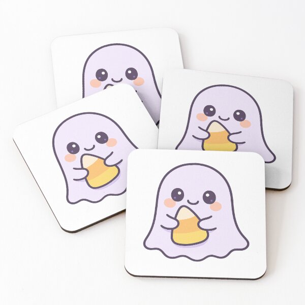 Item preview, Friendly Ghost Holding Candy Corn T-Shirt - Cute Halloween Design designed and sold by PrintCreations9.