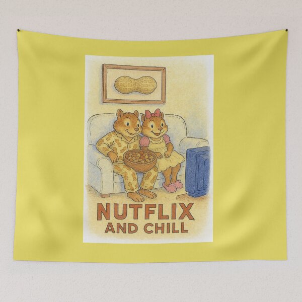 Item preview, Nutflix and Chill designed and sold by Tridentulus.
