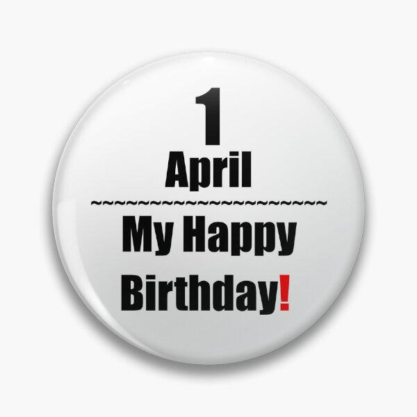 Item preview, 1 April Birthday designed and sold by ariksworld.
