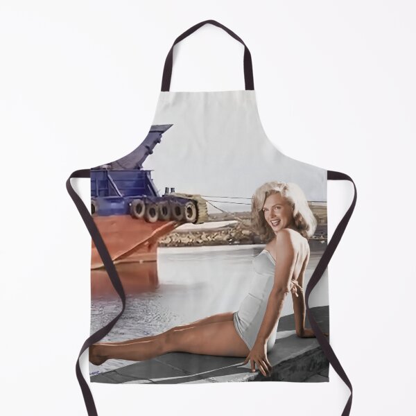 Item preview, Marilyn Monroe by the Water with a Passing Ship designed and sold by Monroe Store.