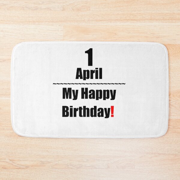 Item preview, 1 April Birthday designed and sold by ariksworld.