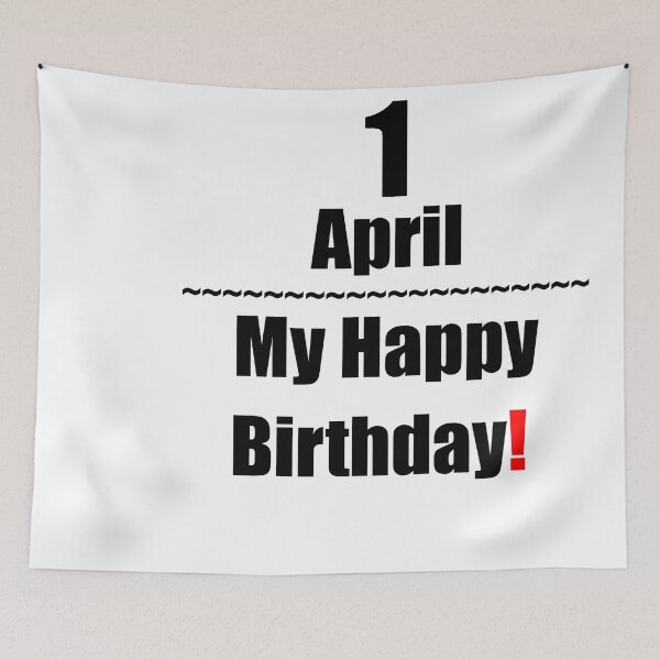 Item preview, 1 April Birthday designed and sold by ariksworld.