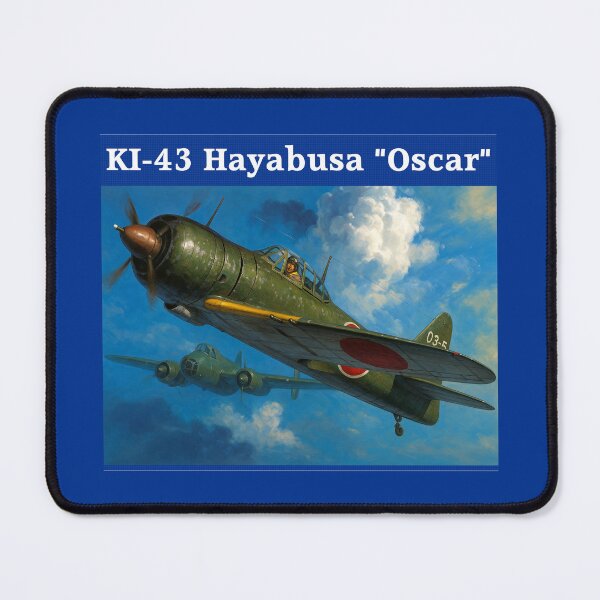 Item preview, WW2 Japanese Aircraft Ki-43 Hayabusa Fighter WWII Plane Aviation designed and sold by Blok45.