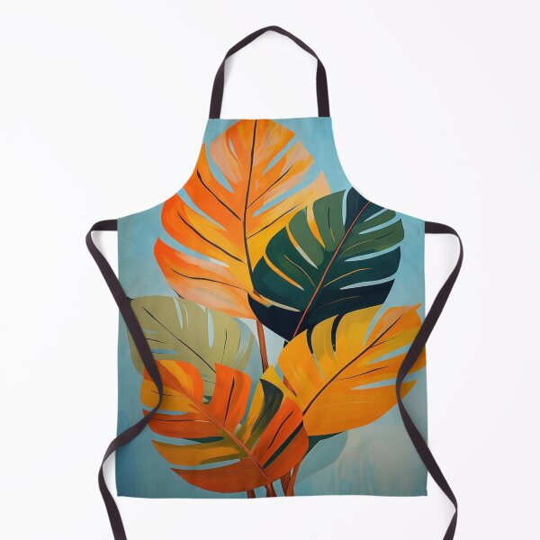 Item preview, green and orange leaves designed and sold by saly55887.