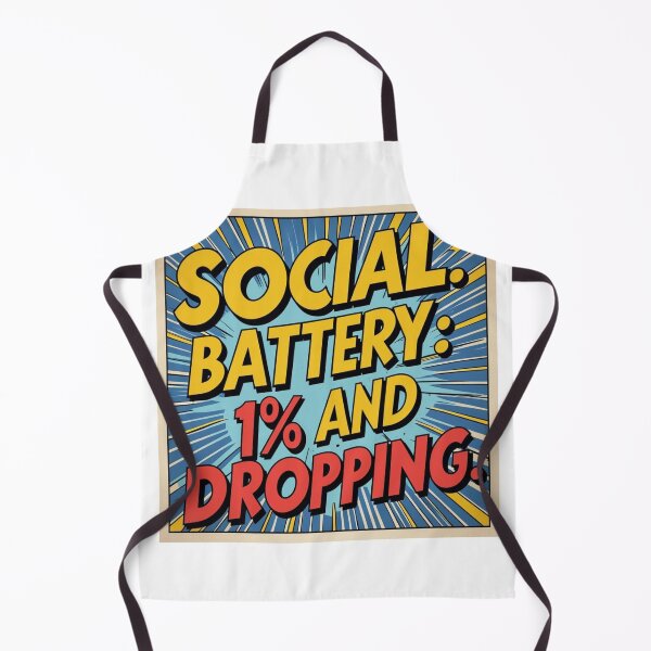 Item preview, Social Battery: 1% and Dropping designed and sold by Tmactivity.