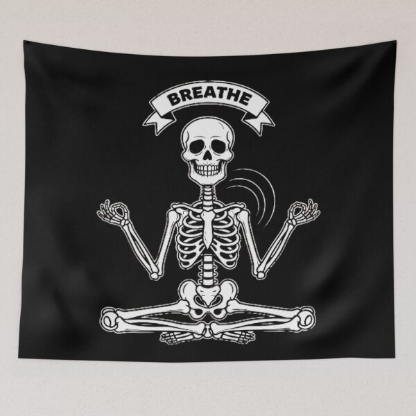 Item preview, Meditating Skeleton - Breathe designed and sold by By:MarcinK.