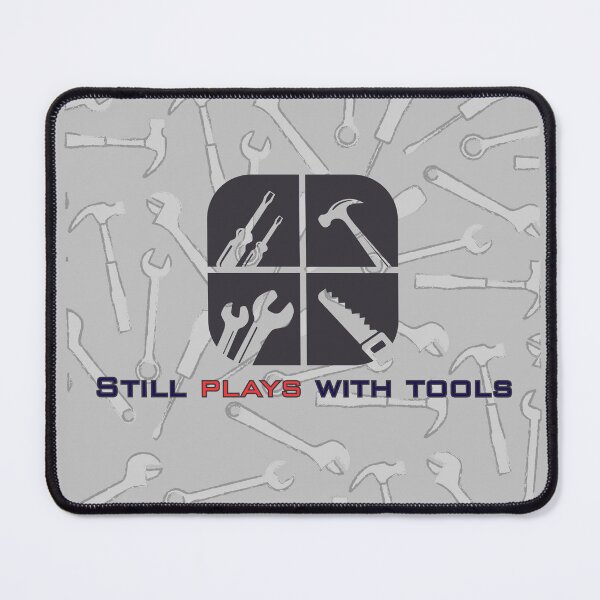 Item preview, Still Plays With Tools - Funny DIY Skull Art designed and sold by Craft Ctyle.