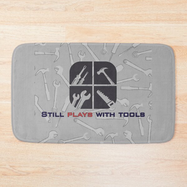 Item preview, Still Plays With Tools - Funny DIY Skull Art designed and sold by Craft Ctyle.