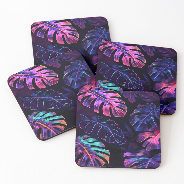 Item preview, neon leaves designed and sold by saly55887.