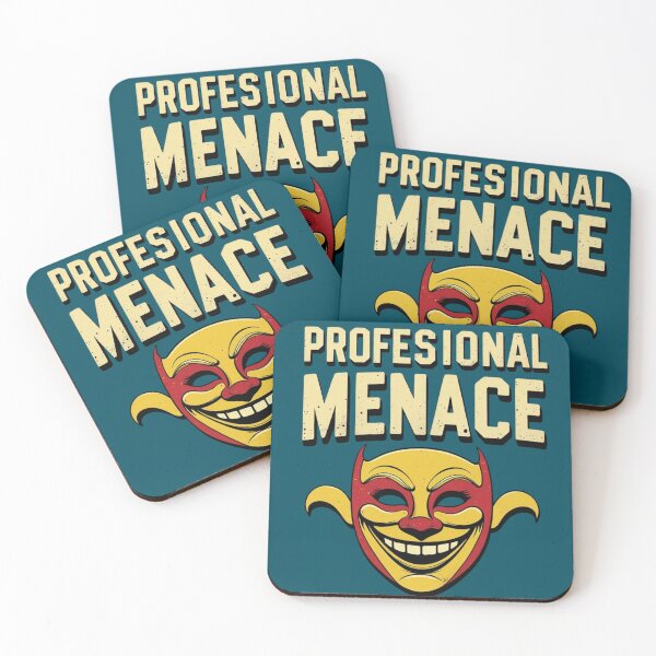 Item preview, Professional Menace – Bold Mischief Mask Design designed and sold by Design Delinquent.