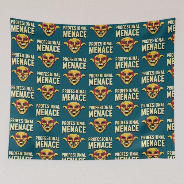 Item preview, Professional Menace – Bold Mischief Mask Design designed and sold by Design Delinquent.