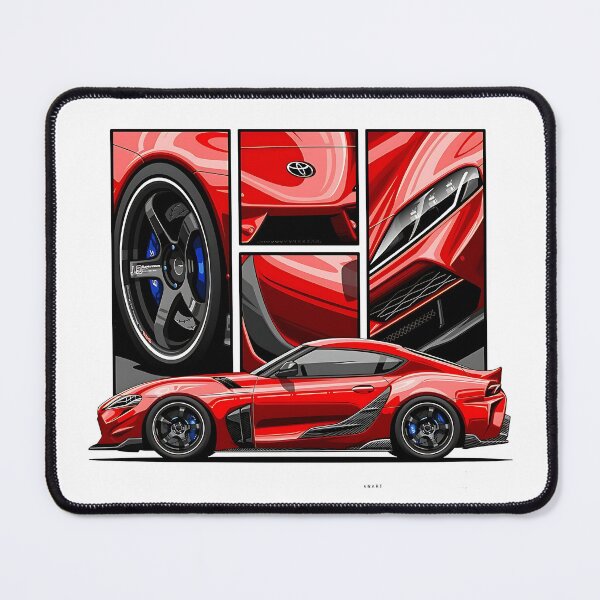 Item preview, Toyota Supra MK5 GR A90 – Red Sports Car JDM Artwork designed and sold by PrimeRacer.